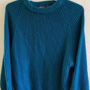 Men's teal blue  sweater